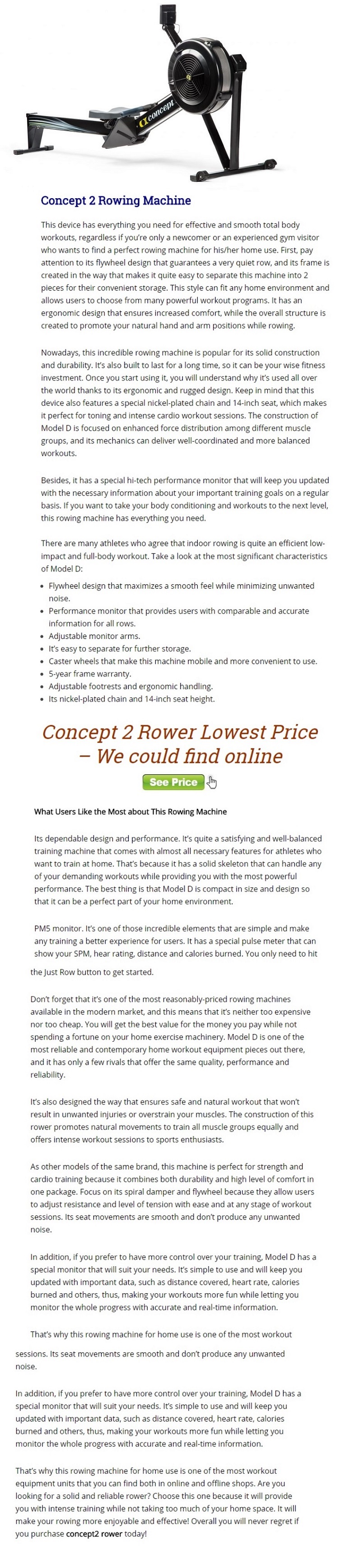 Best Price ⭐ Concept 2 Rower Buying Guide